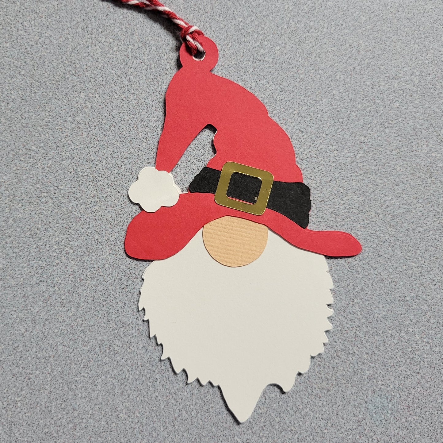 Santa Gnome gift tag.