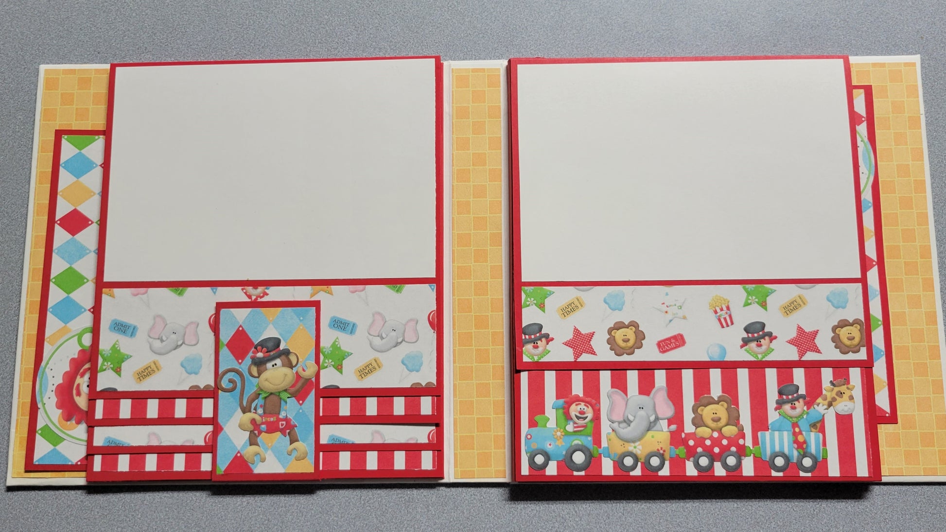Circus Time Photo Album.