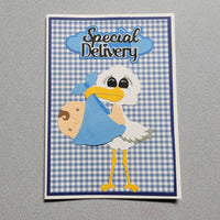 Stork Baby Card