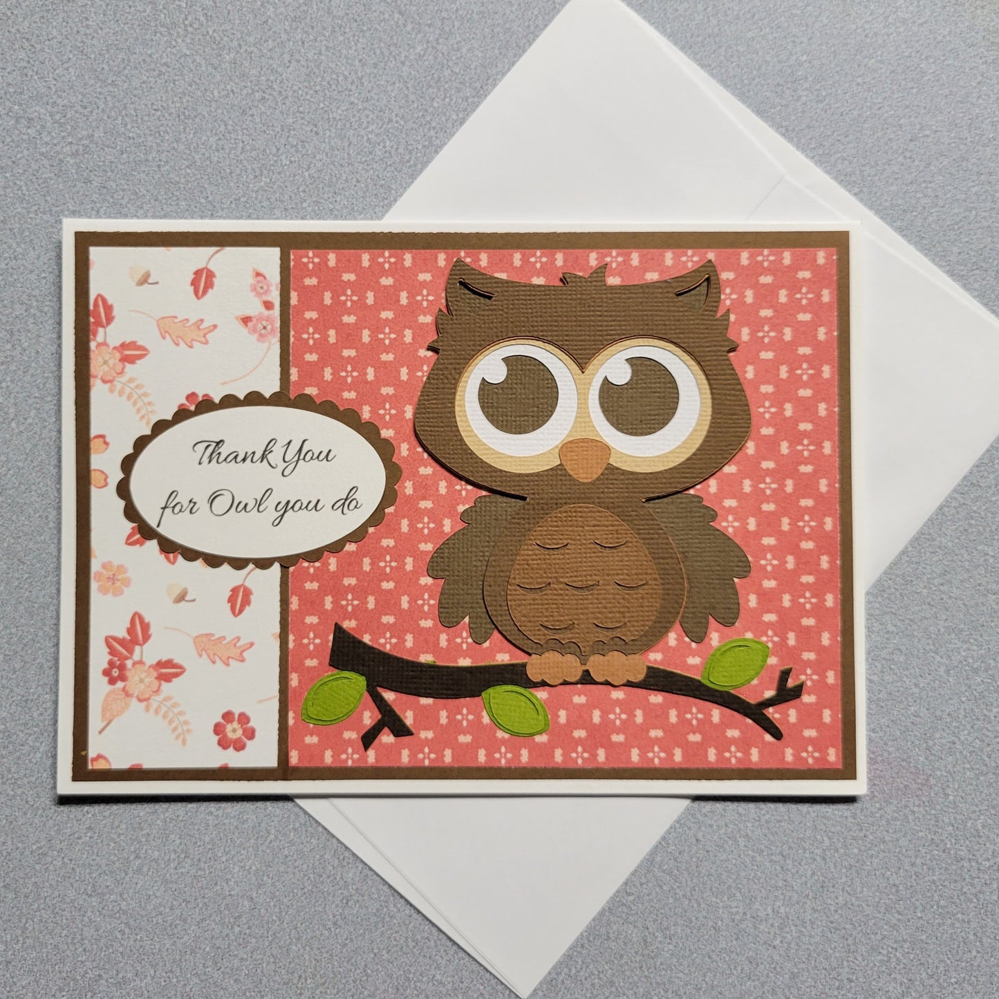 Owl Thank You Card