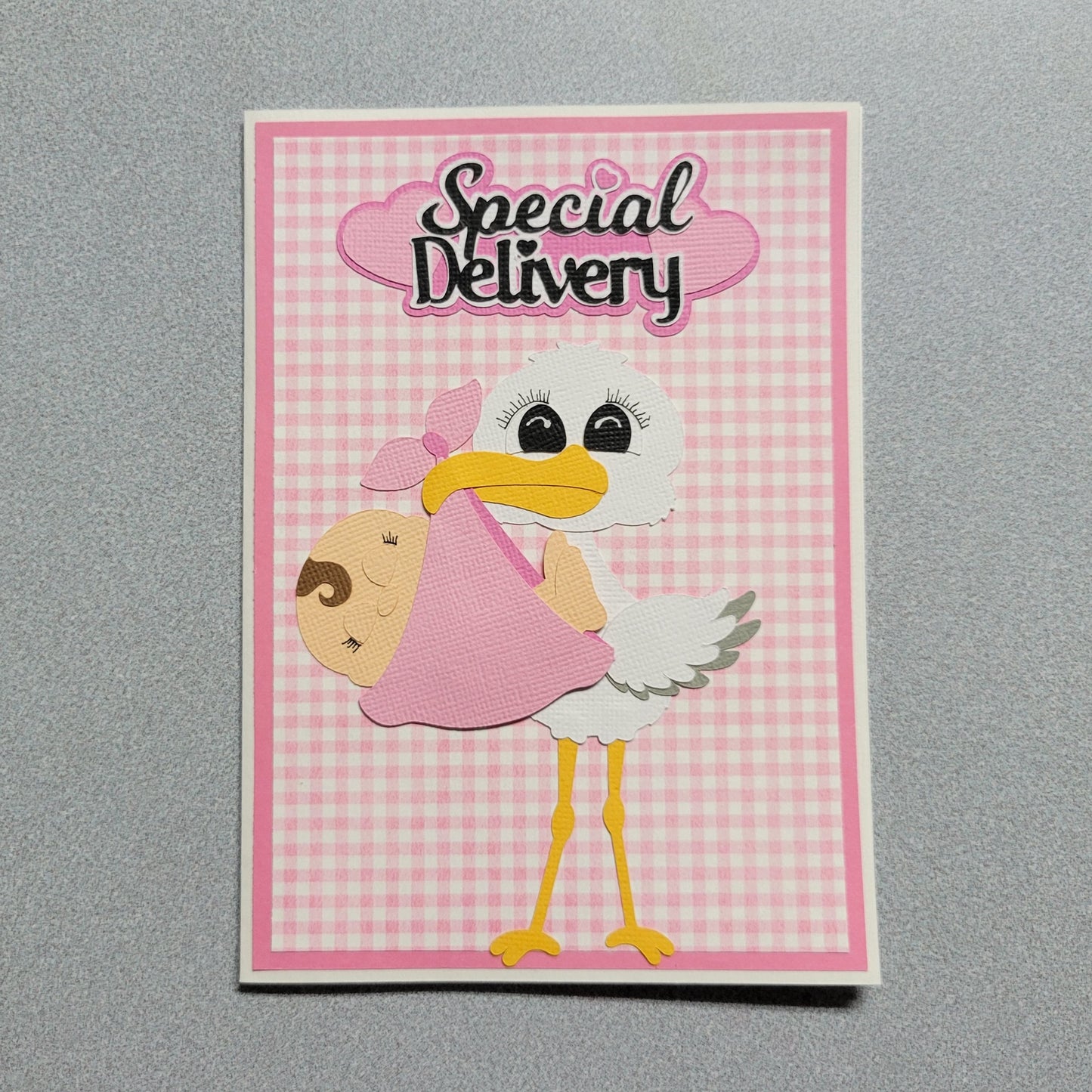 Stork Baby Card