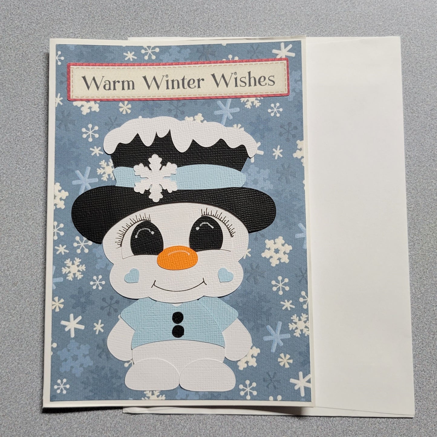 Warm Winter Wishes Christmas Card