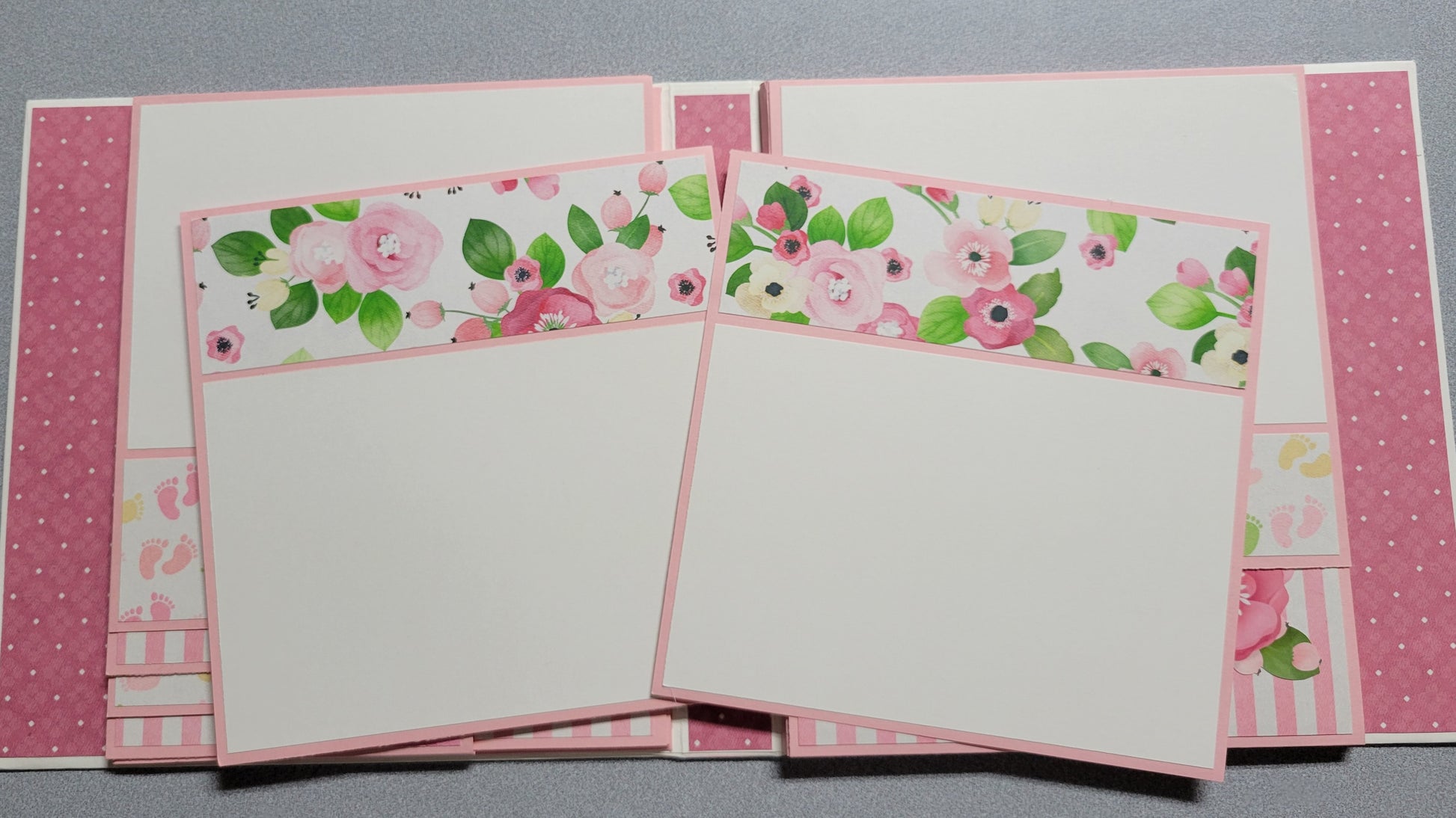 Dream Big Girl Photo Album photo mats.