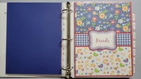 Large Recipe Binder