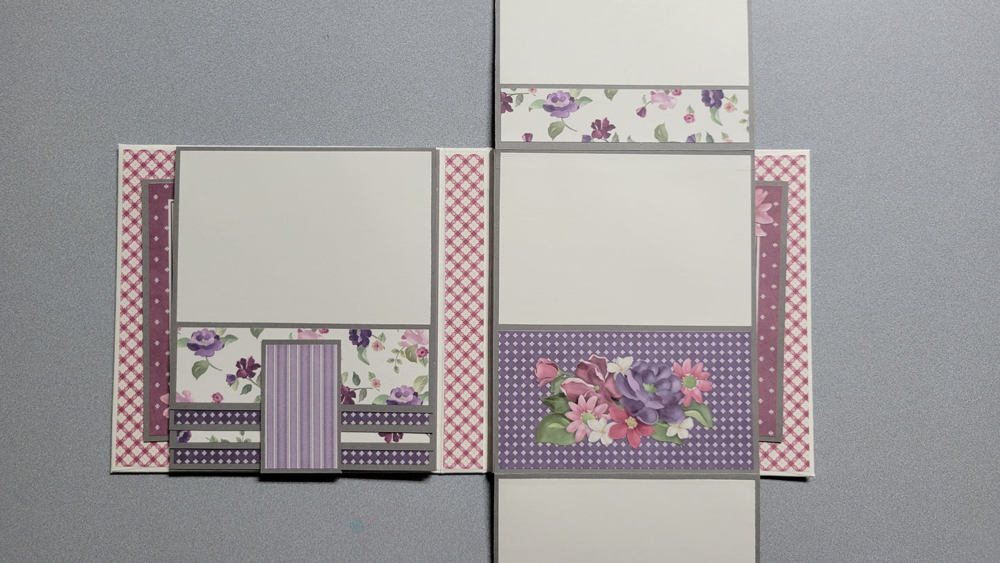 Purple Flowers Photo Album.